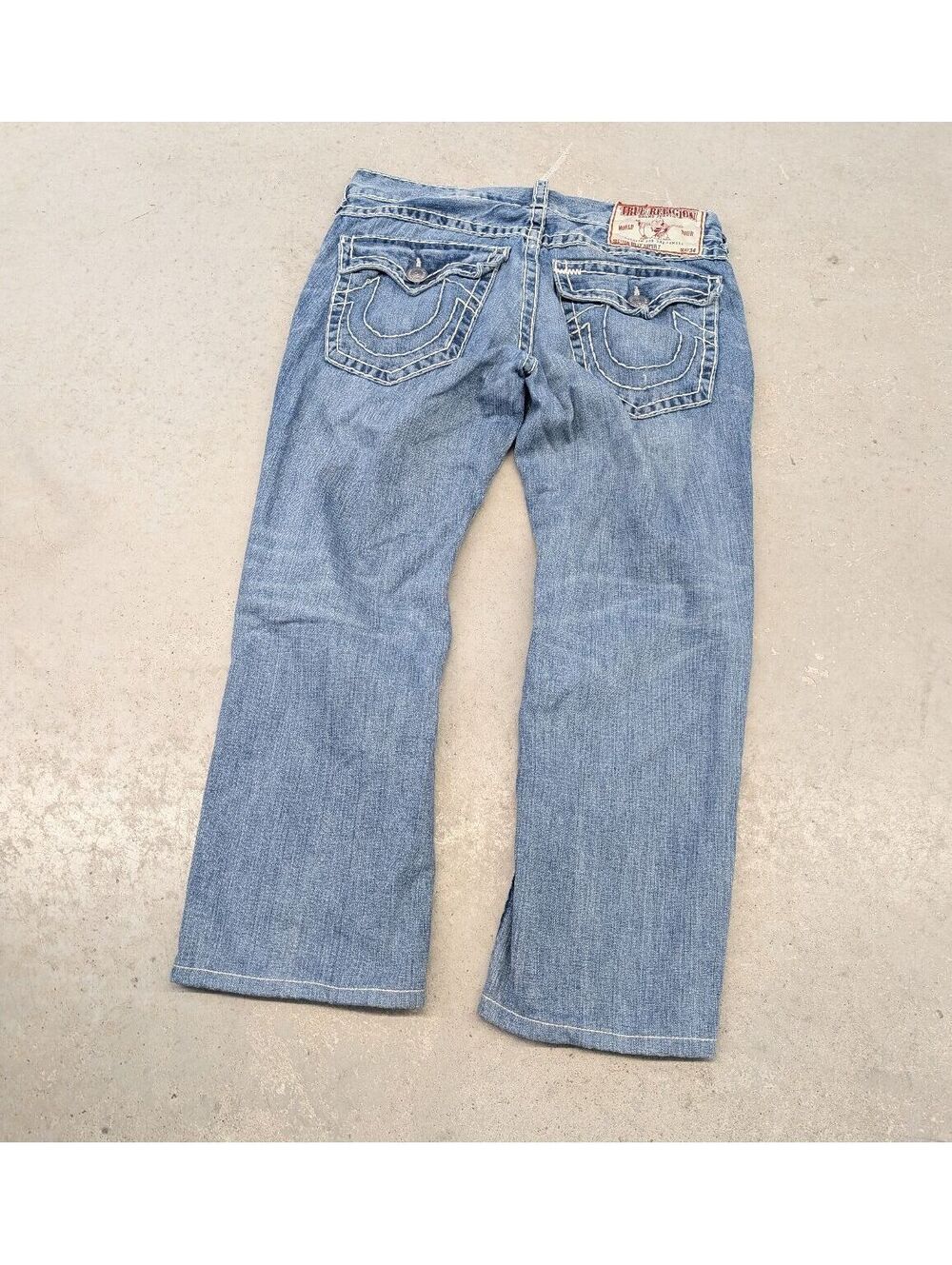 Vintage Y2K True Religion Billy Super T Thick Stitch Jeans